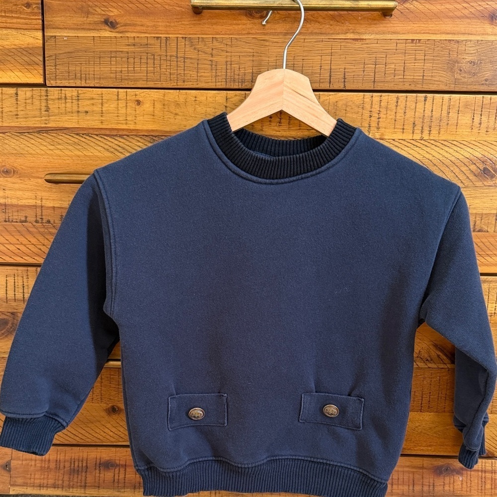 Zara Girls Navy Blue Sweater